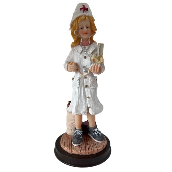 DECORATIVE Nurse Figurine 9 inch tall - Picture 1 of 9